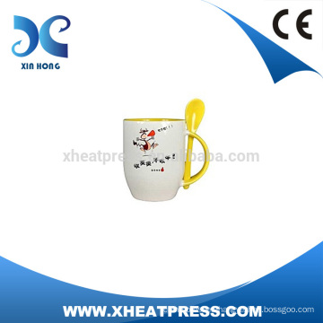 wholesale price Ceramic Mug with Spoon,Coffee Mug with Spoon